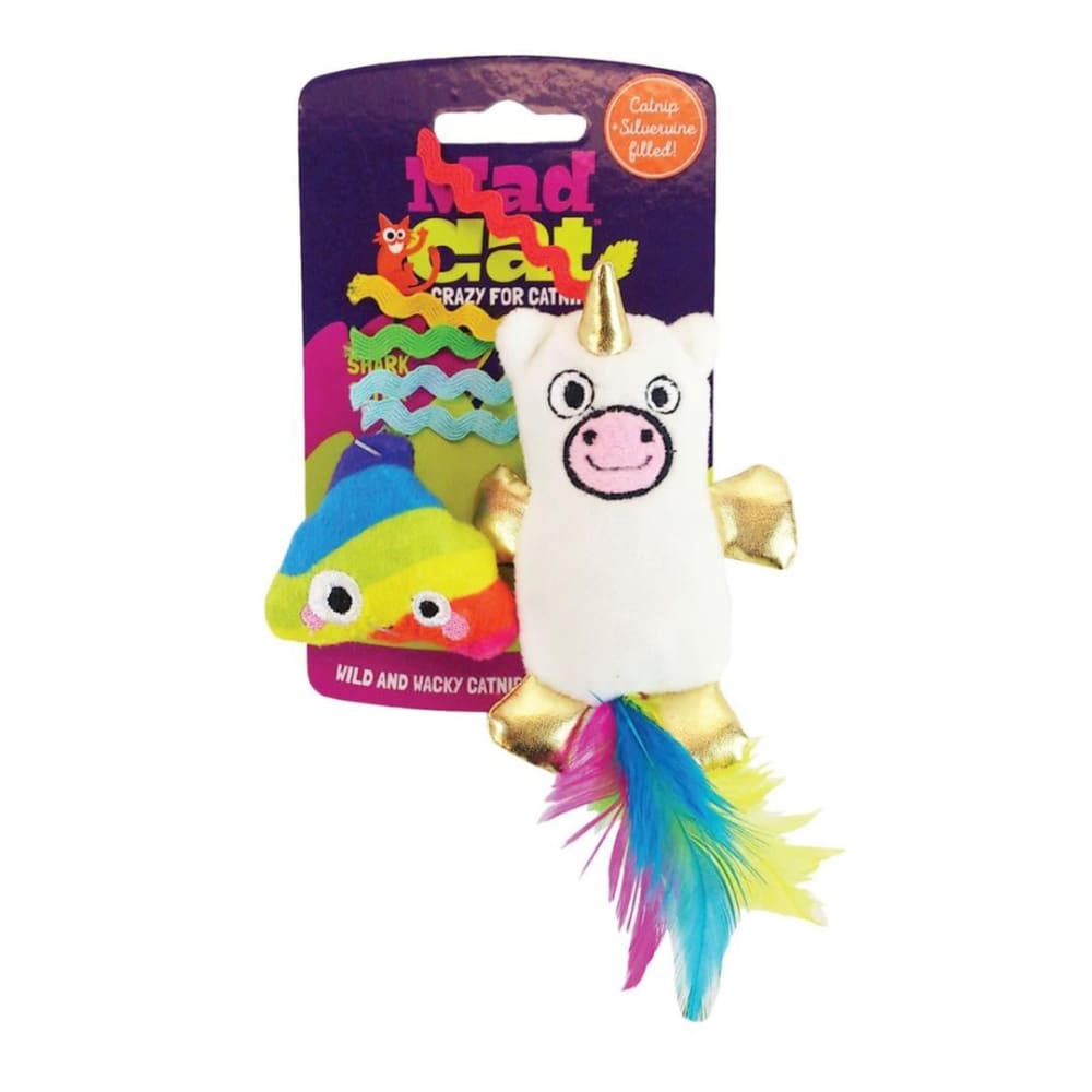 Mad Cat Mewnicorn Cat Toy 1ea-2 pk - Pet Supplies - Mad Cat
