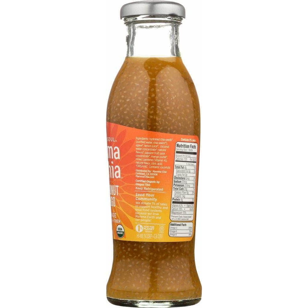 Mamma Chia Mamma Chia Organic Coconut Mango Vitality Beverage, 10 oz