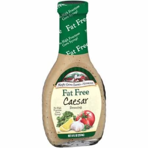 Maple Grove Farms Of Vermont Maple Grove Dressing Fat Free Caesar, 8 oz