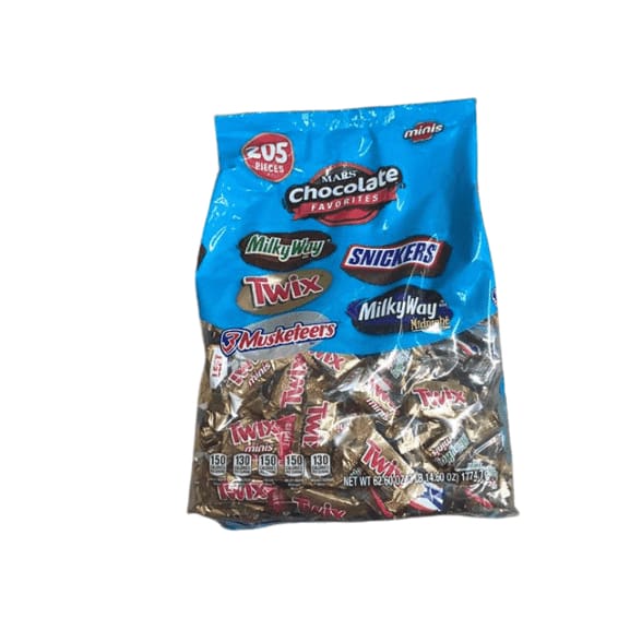 Mars Chocolate Favorites, Minis, 205 Count - ShelHealth.Com