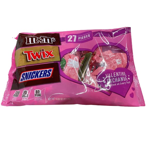 Mars Mars Valentine Exchange 27 Pieces Variety Pack, 14.52 oz.