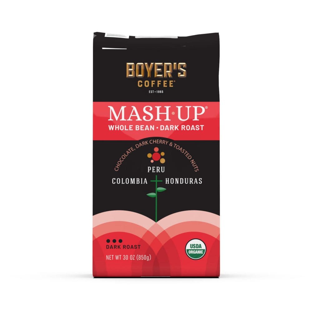 Mash-Up Organic Whole Bean Coffee Dark Roast (30 oz.) - Coffee Tea & Cocoa - Mash-Up Organic