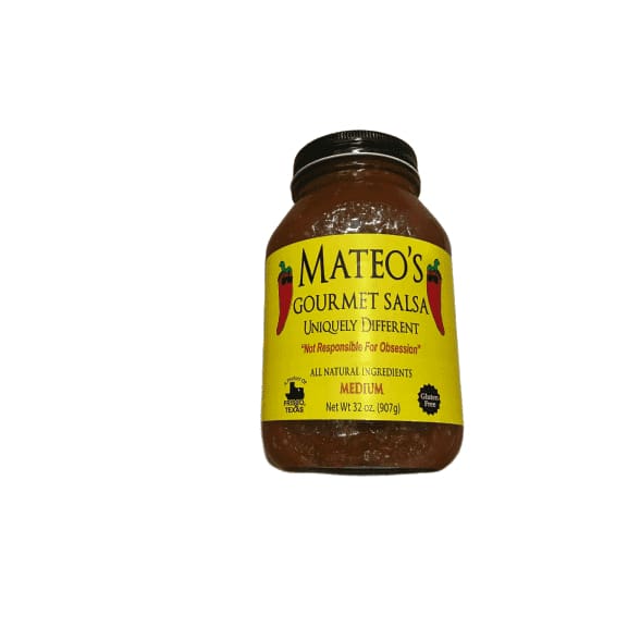 Mateo's Gourmet Salsa - Medium - 32 Oz - ShelHealth.Com