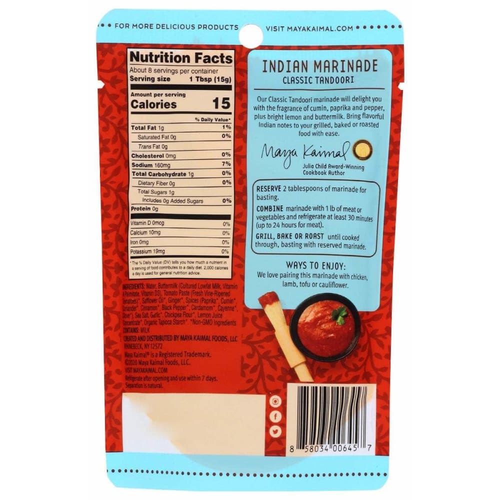 MAYA KAIMAL Maya Kaimal Marinade Classic Tandoori, 4 Oz