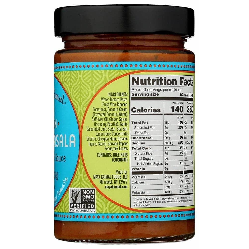 Maya Kaimal Maya Kaimal Vegan Tikka Masala Indian Simmer Sauce, 12.50 oz