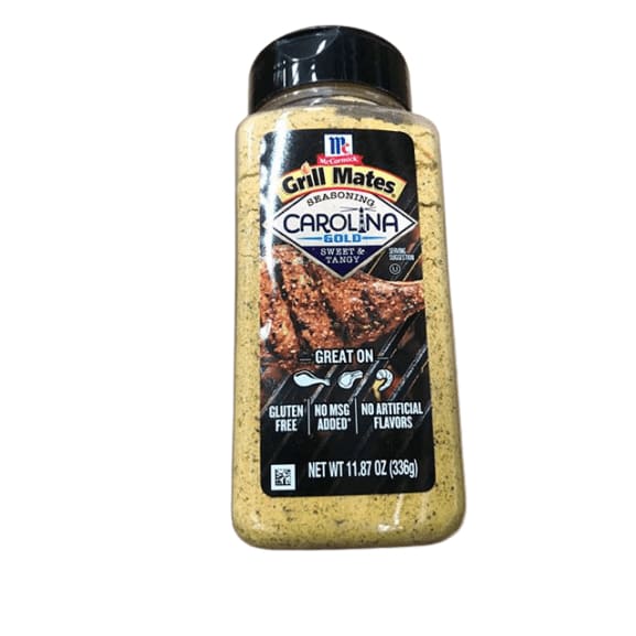 McCormick Grill Mates Seasoning Carolina Gold, Sweet & Tangy, 11.87 oz - ShelHealth.Com