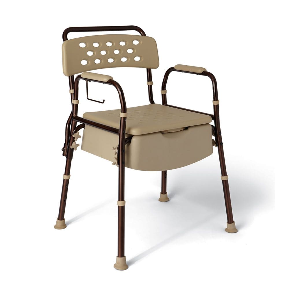 Medline Elements Bedside Commode with Microban - Home Safety Aids - Medline Elements