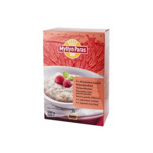 MELLYN PARAS Four Types of Oatflakes 17.64 oz. (500 g.) - Myllyn Paras