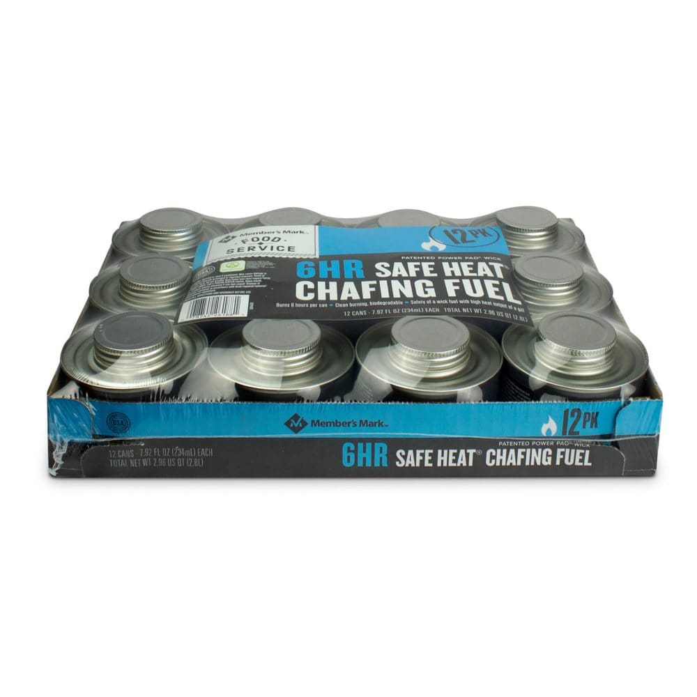 Member’s Mark 6-Hour Safe Heat Chafing Fuel with PowerPad (12 ct.) - Catering & Buffet Trays - Member’s Mark