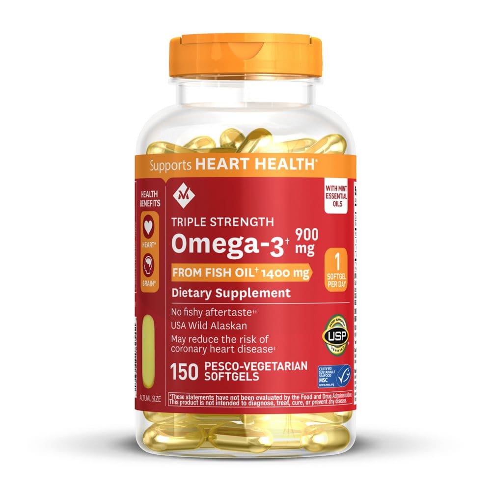 Member’s Mark 900 mg. Triple Strength Omega-3 from Fish Oil (150 ct.) - Supplements - Member’s Mark