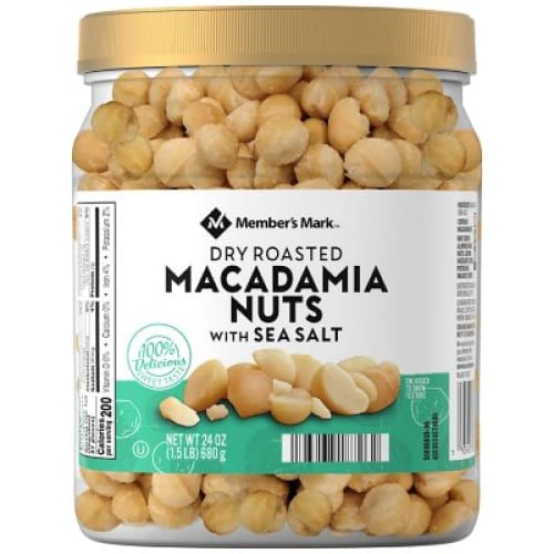 Member’s Mark Dry Roasted Macadamia Nuts with Sea Salt (24 oz.) - Member’s Mark