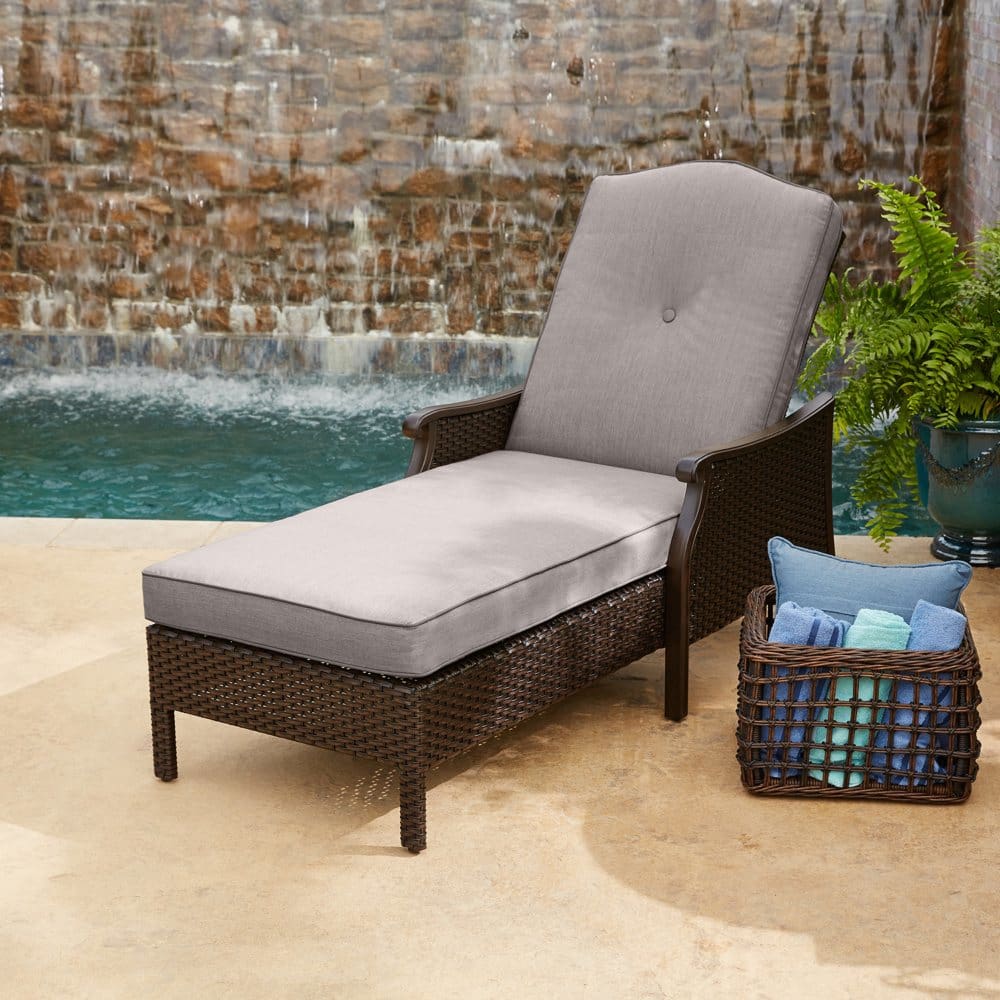 Member’s Mark Heritage Woven Cushioned Chaise Lounge with Sunbrella Fabric - Shop by Collections - Member’s Mark
