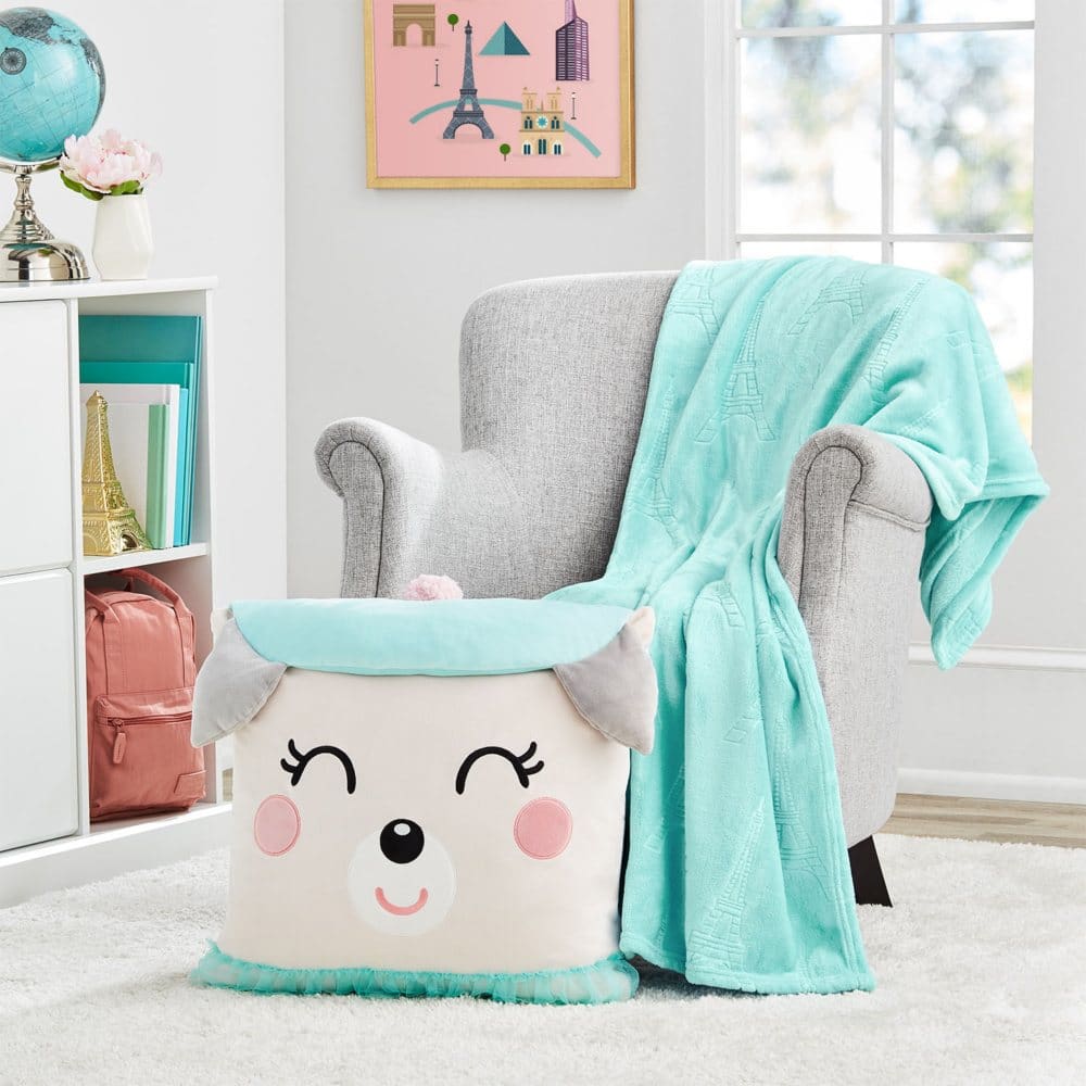 Member’s Mark Kids’ Throw and Pillow Gift Set (Assorted Designs) - Fresh New Spring - Member’s Mark