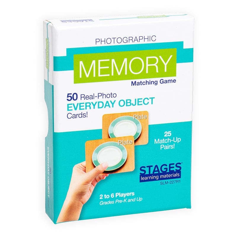 Memory Games - Everyday Objects (Pack of 8) - Language Arts - Stages Learning Materials