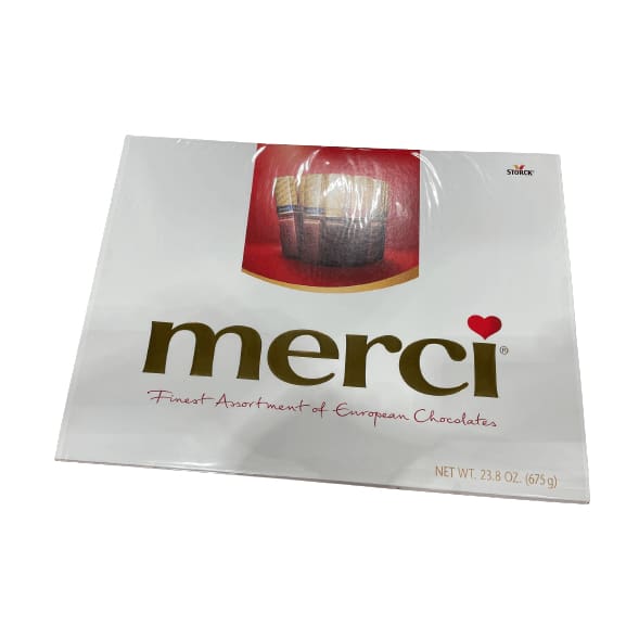 Merci Merci Finest Assortment of European Chocolates, 23.8 ounce