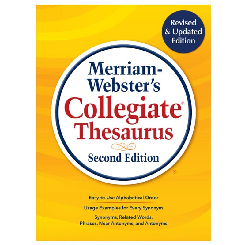 Merriam Webster College Thesaurus 2Nd Edition - Reference Books - Merriam - Webster Inc.