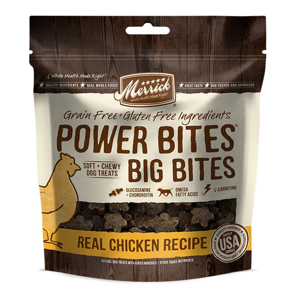 Merrick Big Bites Real Chicken Recipe 6 Oz.(Case Of 6) - Pet Supplies - Merrick