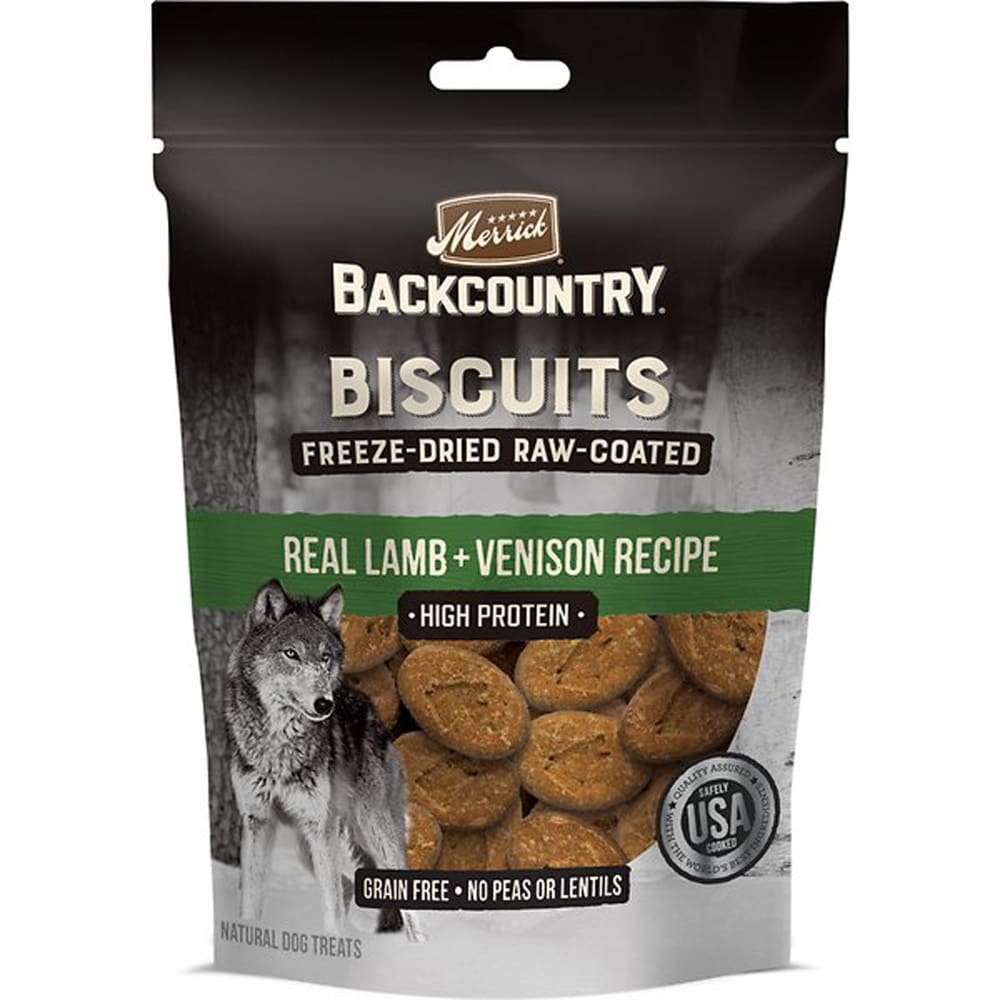 Merrick Dog Backcountry Grain Free Freeze-Dried Coated Lamb 10oz. (Case of 6) - Pet Supplies - Merrick