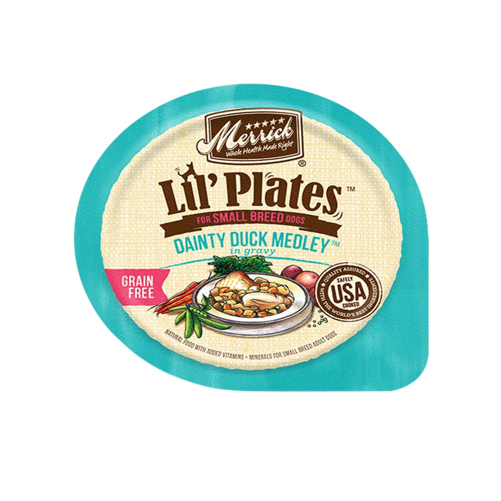 Merrick Lil Plates Grain Free Dainty Duck Medley Dog Food (Case of 12) - Pet Supplies - Merrick