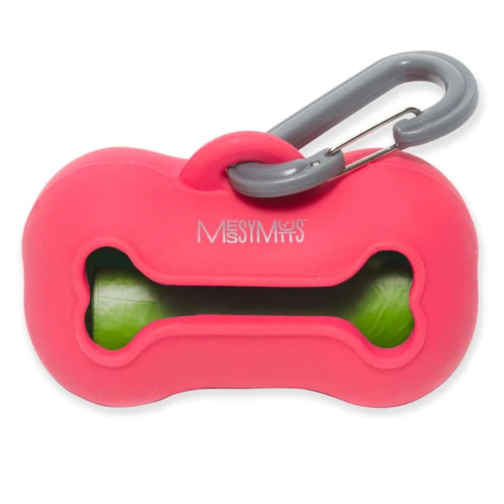 Messy Mutts Dog Wastebag Holder Red - Pet Supplies - Messy Mutts