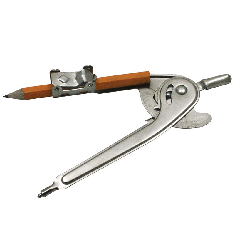 Metal Ball Bearing Compass 12/Set with Safety Point (Pack of 3) - Drawing Instruments - Charles Leonard