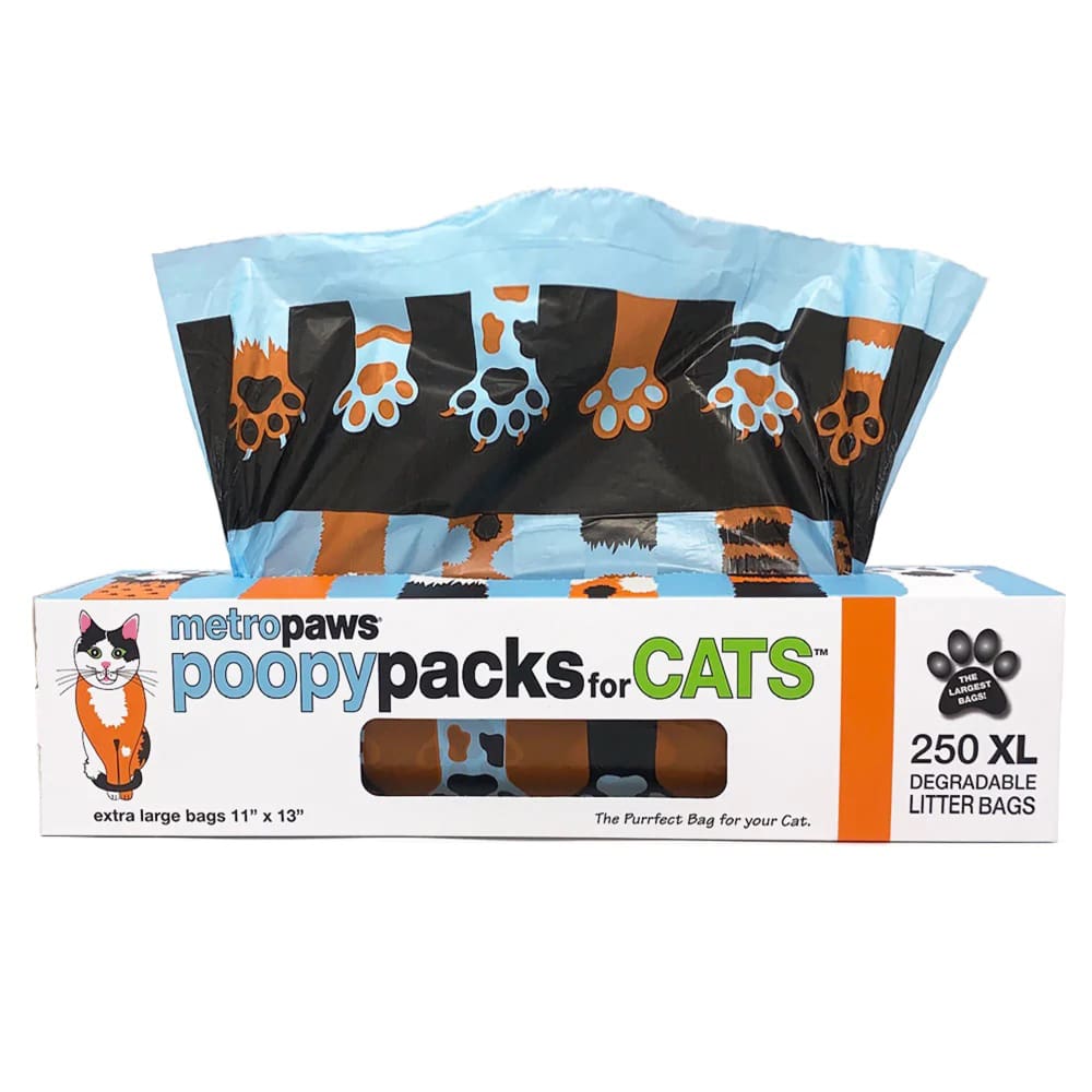 Metro Paws Poopy Packs Cat Orange - Pet Supplies - Metro Paws