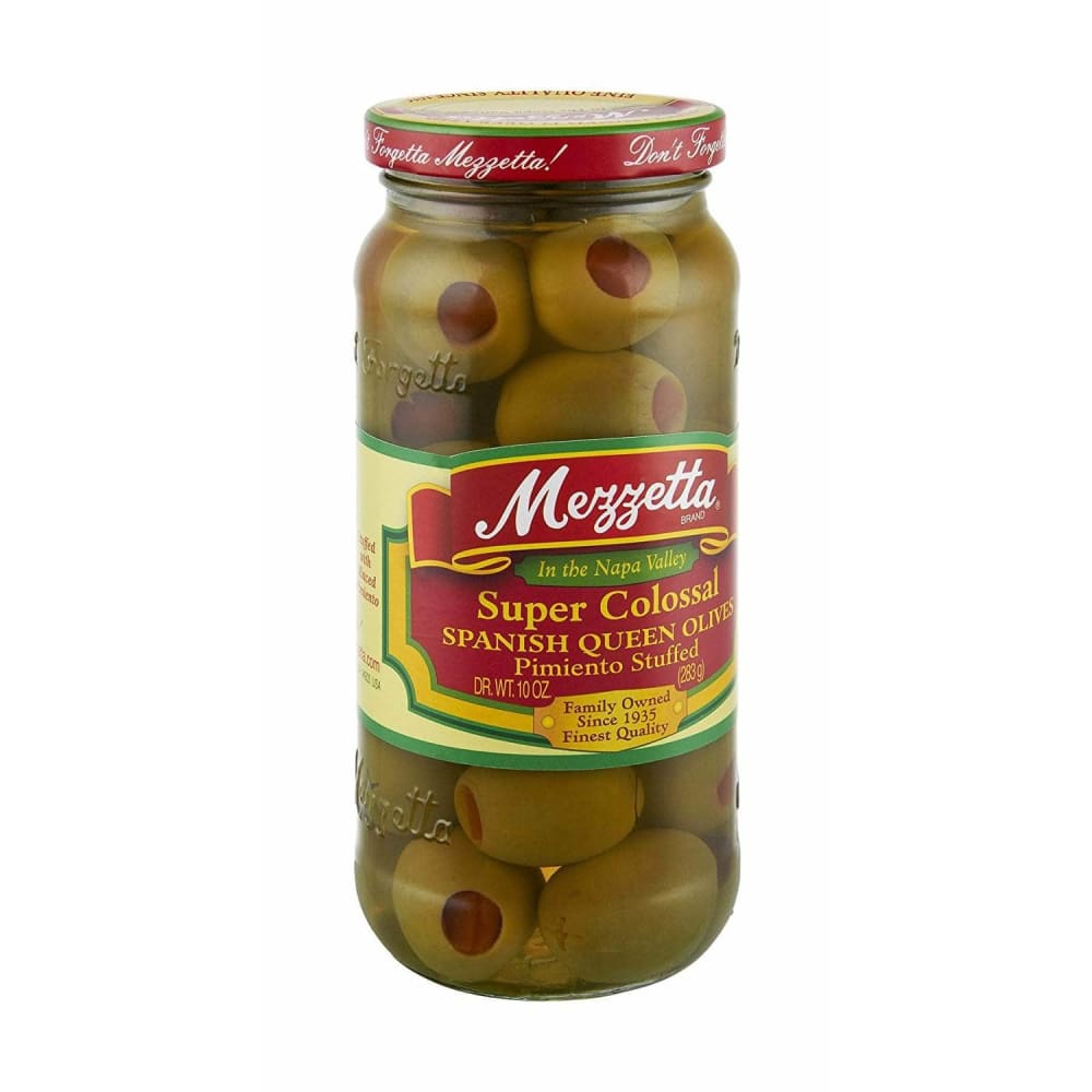 Mezzetta Mezzetta Super Colossal Pimiento Stuffed Spanish Queen Olives, 10 oz