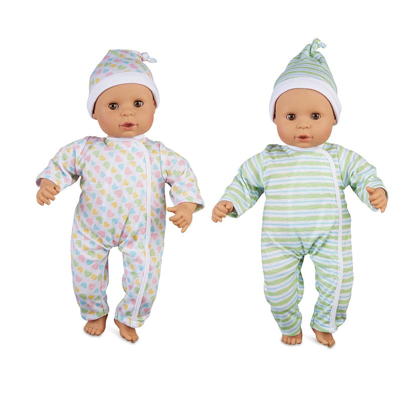 Mine To Love Sebastian & Sofia Twns Hispanic - Dolls - Melissa & Doug