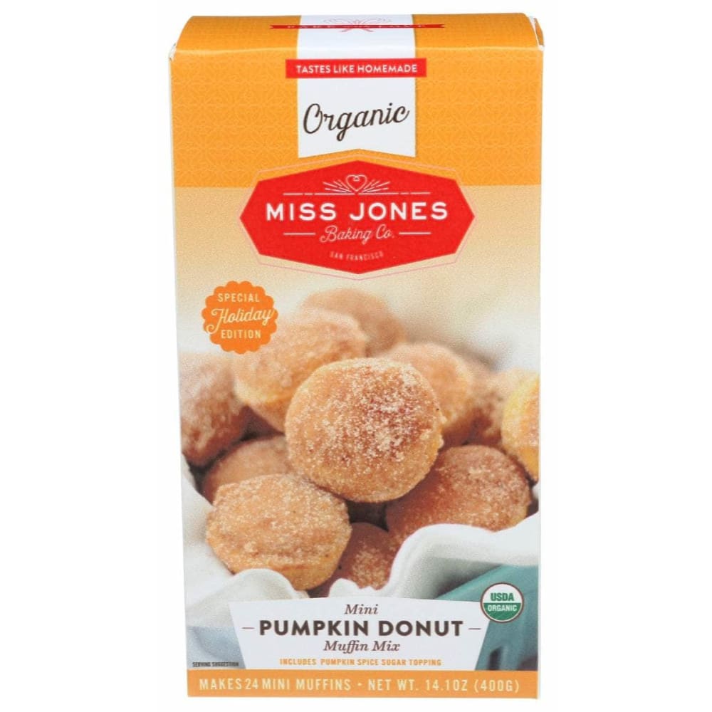 MISS JONES BAKING CO MISS JONES BAKING CO Organic Mini Pumpkin Donut Muffin Mix, 14.1 oz
