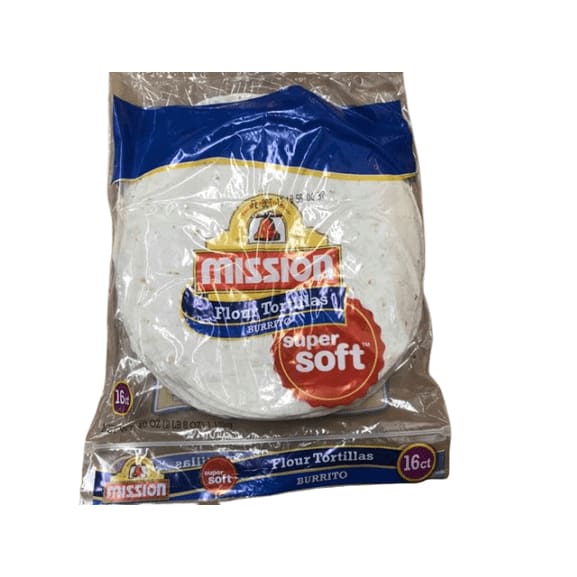 Mission Flour Tortilla, Burrito Size, 16 ct. - ShelHealth.Com
