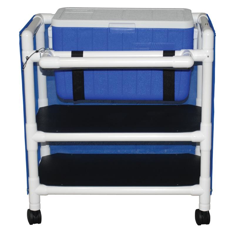MJM International Ice Cart 48 Qt Chest 2 Storage Shelves - Item Detail - MJM International