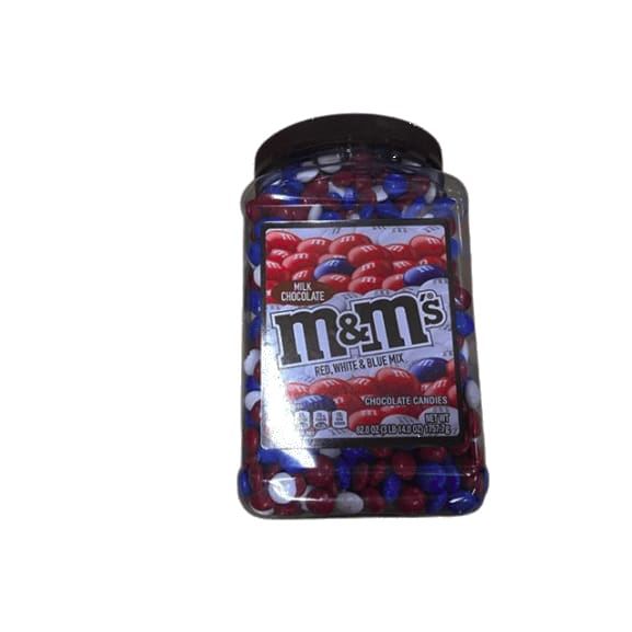 M's Red, White & Blue Mix Milk Chocolate Candy Value Pack, 62 oz