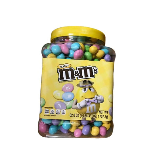 M&M's Peanut Chocolate Candies, Limited Easter Edition, 62 oz - ShelHealth.Com