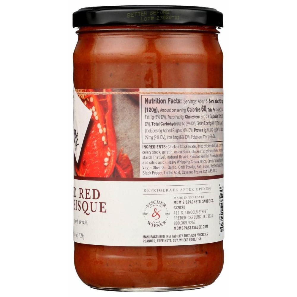 MOMS Moms Soup Bisque Red Pepper, 24.5 Oz