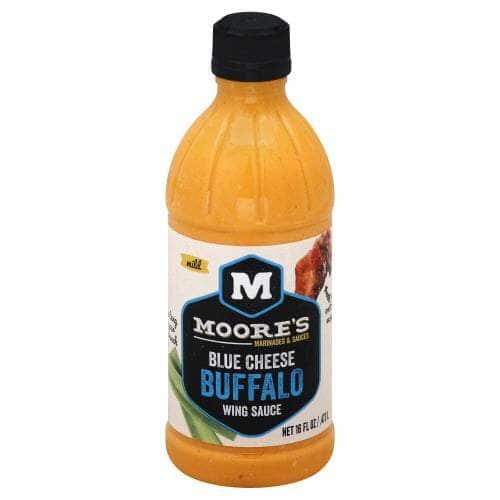 Moores Marinades & Sauces Moore Sauce Buffalo Wing Blue Cheese, 16 oz