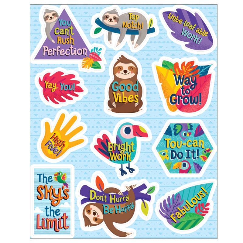 Motivators Motivational Stickers One World (Pack of 12) - Stickers - Carson Dellosa Education