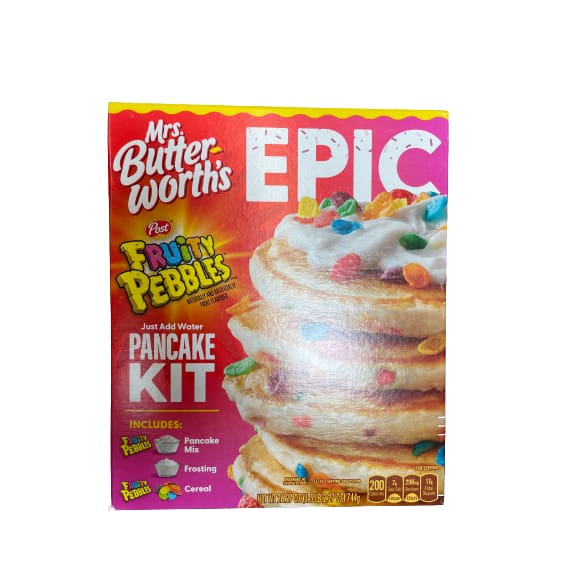 Mrs Butterworths Mrs Butterworths Complete Pancake Fruity Pebbles, 26.27 oz.