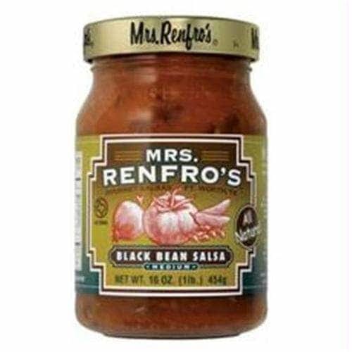 Mrs Renfros Mrs. Renfro's Salsa Black Bean Medium, 16 Oz
