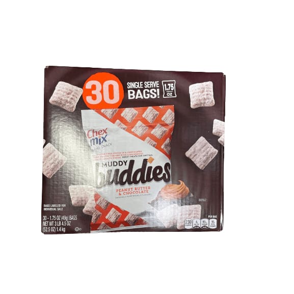 Muddy Buddies Chex Mix Peanut Butter & Chocolate 30 x 1.75 oz. - Muddy Buddies
