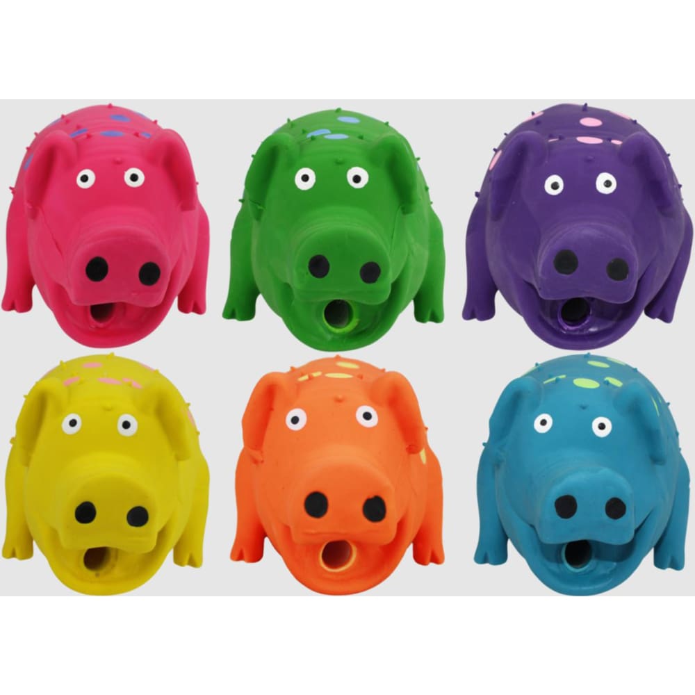 Multipet Pigs That Oink Dog Toy Assorted 9 in - Pet Supplies - Multipet