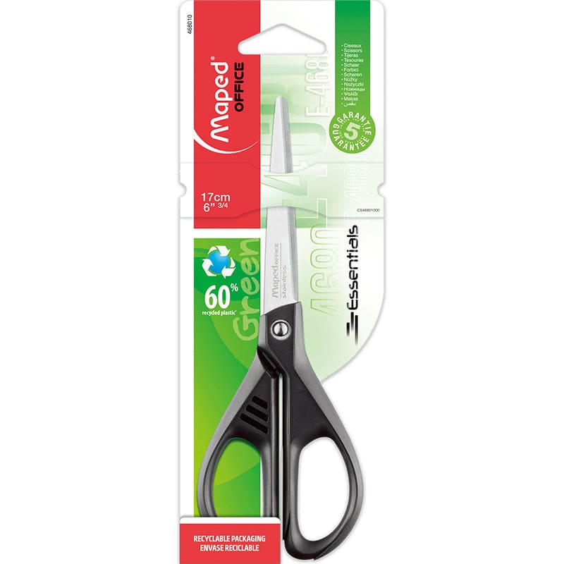 Multipurpose Scissors 675In Essentials Eco Friendly (Pack of 12) - Scissors - Maped Helix Usa