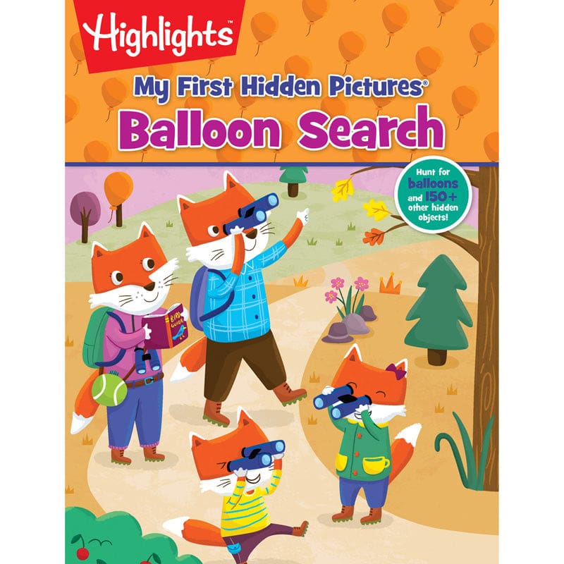 My First Hidden Pictures Balloon Search Highlights (Pack of 10) - Skill Builders - Highlights For Children