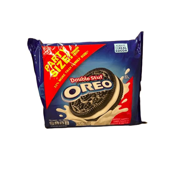 Nabisco Double Stuf Oreo, Party Size, 1 Lb. 10.7 oz. - ShelHealth.Com
