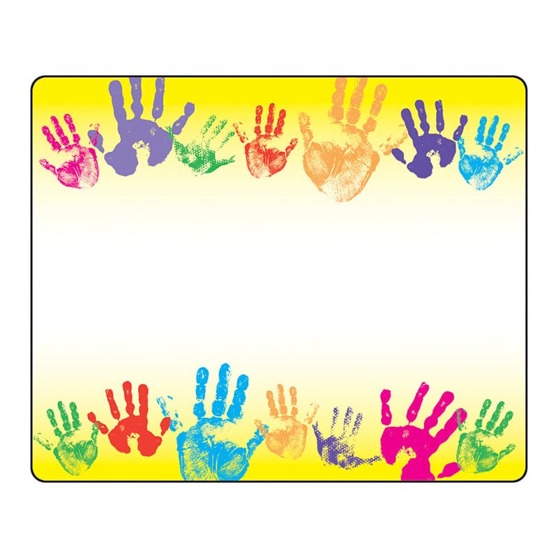 Name Tags Rainbow Handprints 36Pk (Pack of 10) - Name Tags - Trend Enterprises Inc.