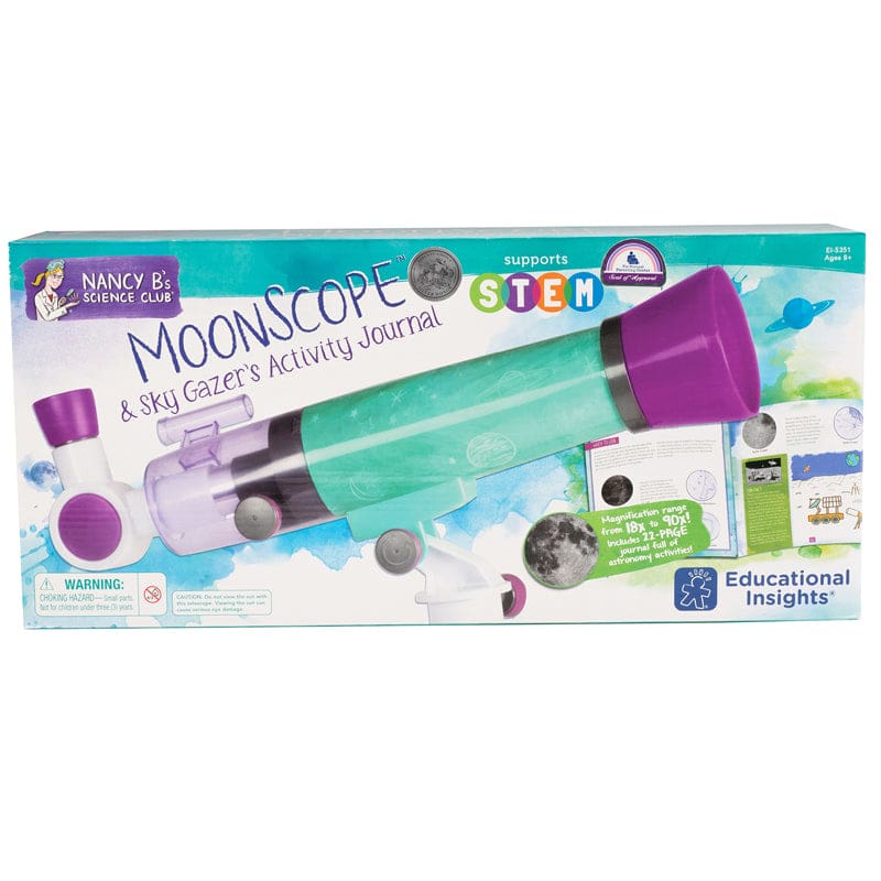 Nancy B Science Club Moonscope & Sky Gazers Activity Journal - Activity Books & Kits - Learning Resources