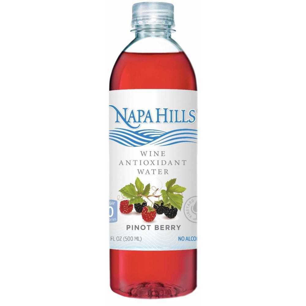 NAPA HILLS Grocery > Beverages NAPA HILLS: Water Pinot Berry, 16.9 fo