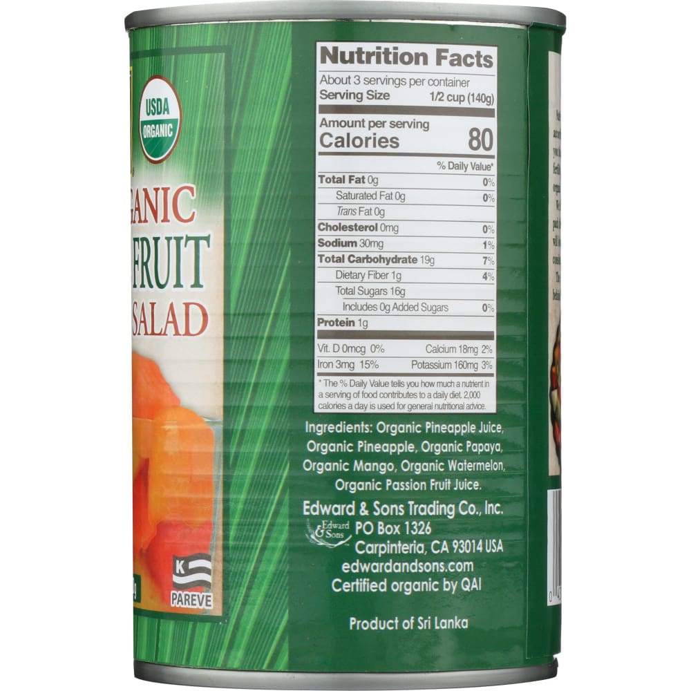 NATIVE FOREST: 100% Organic Tropical Fruit Salad 14 oz - NATURAL GROCERY - Native Forest