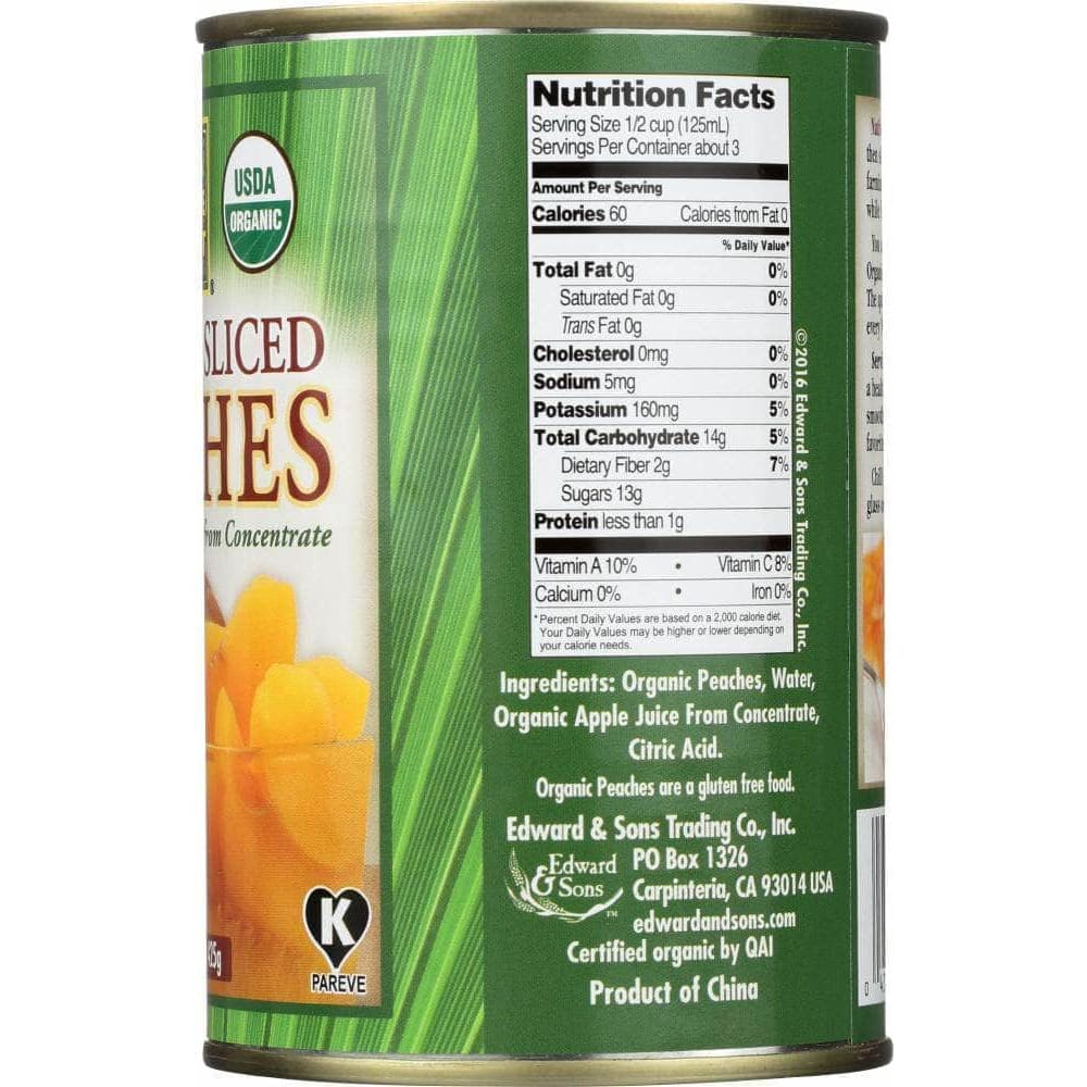 Native Forest Native Forest Organic Sliced Peaches, 15 oz
