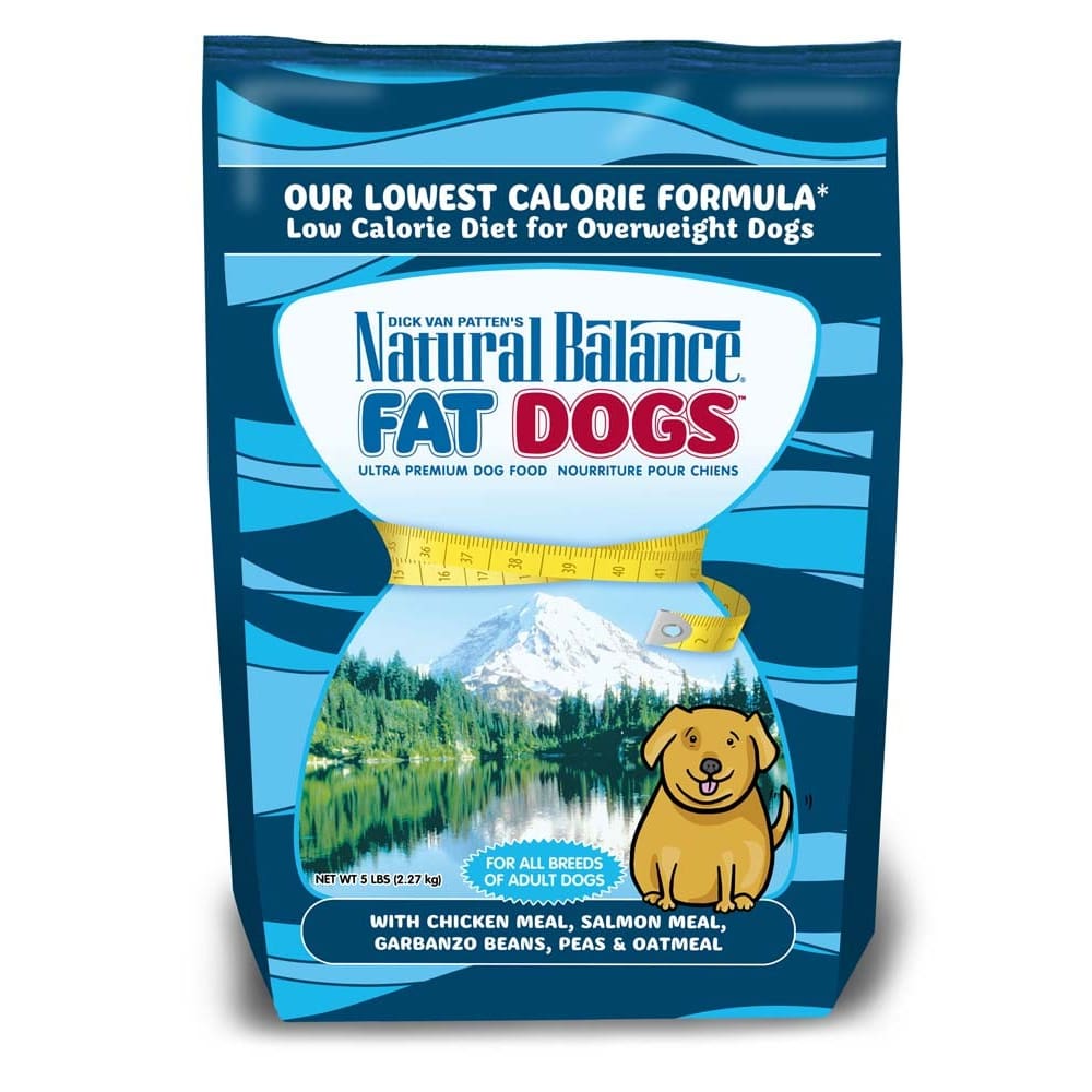 Natural Balance Pet Foods Fat Dogs Chicken & Salmon Formula Low Calorie Dry Dog Food 5 lb - Pet Supplies - Natural Balance
