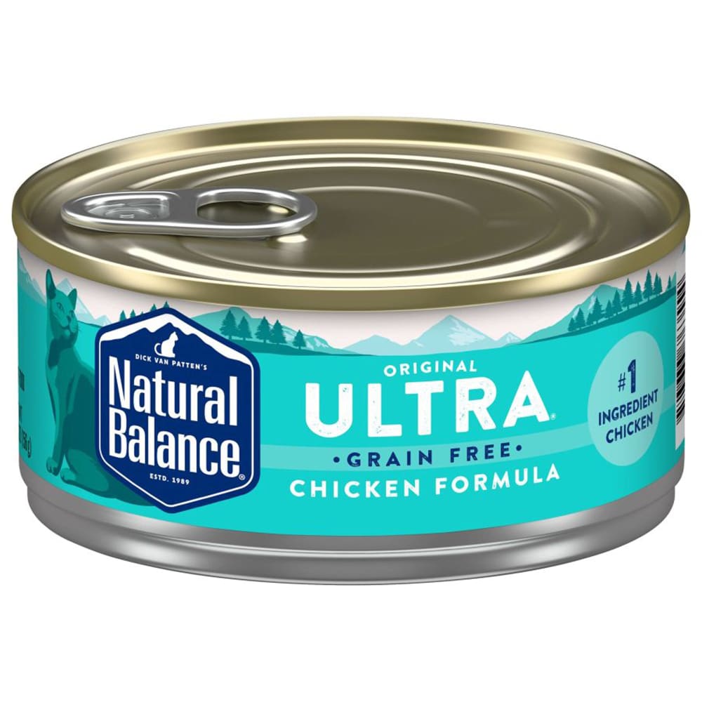 Natural Balance Pet Foods Original Ultra Grain Free Adult Wet Cat Food Chicken 5.5 oz 24 pk - Pet Supplies - Natural Balance